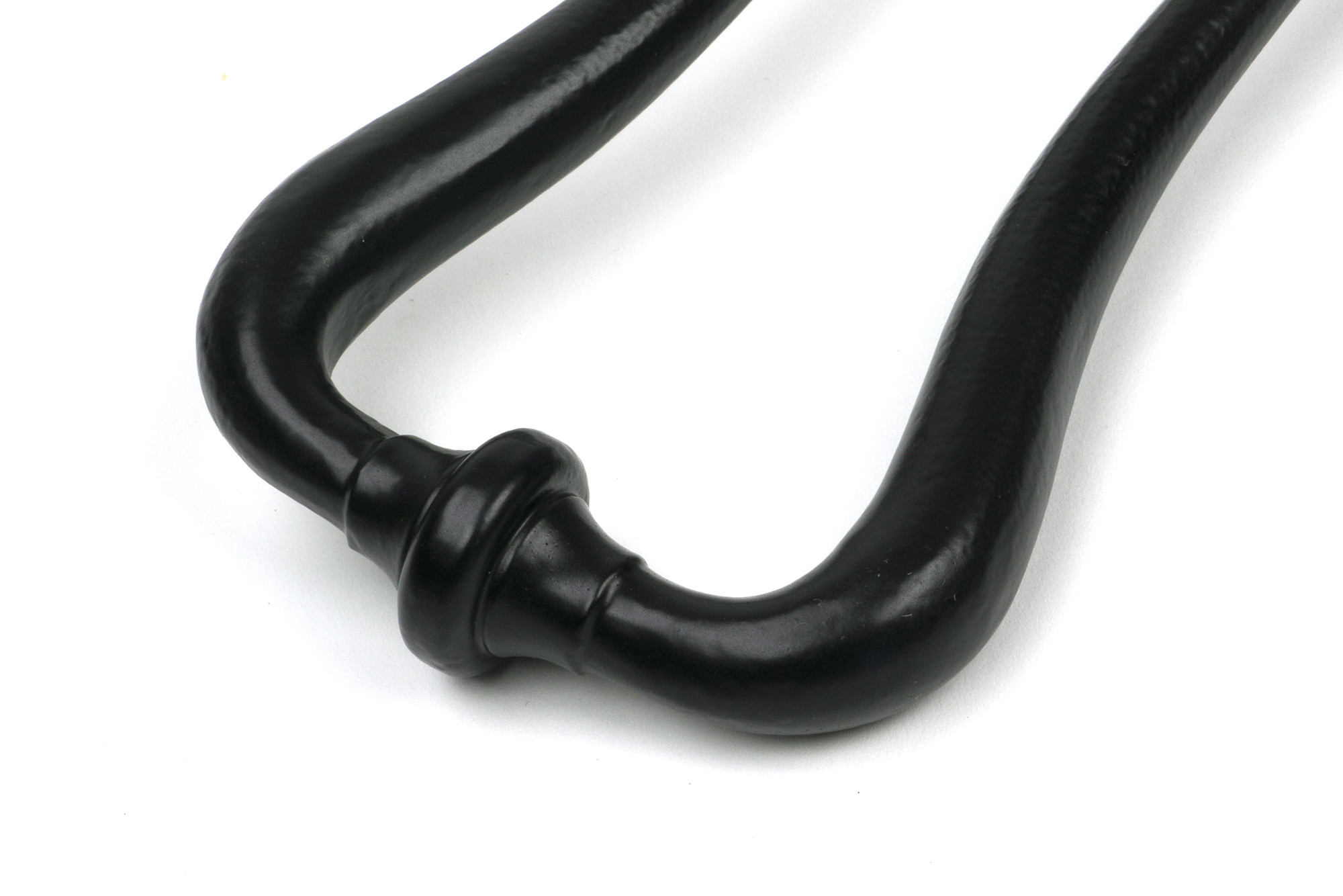 matt black slimline art deco door knocker