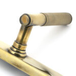 aged brass brompton slimline lever espag. latch set
