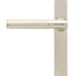 polished nickel brompton slimline lever espag. latch set