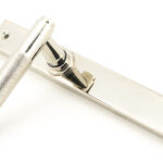 polished nickel brompton slimline lever espag. latch set