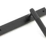 matt black brompton slimline lever espag. latch set