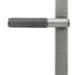 pewter brompton slimline lever espag. latch set