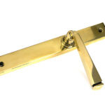 polished brass avon slimline lever espag. latch set