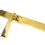 polished brass avon slimline lever espag. latch set