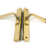 polished brass avon slimline lever espag. latch set
