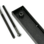 pewter slimline external blank plate (each)