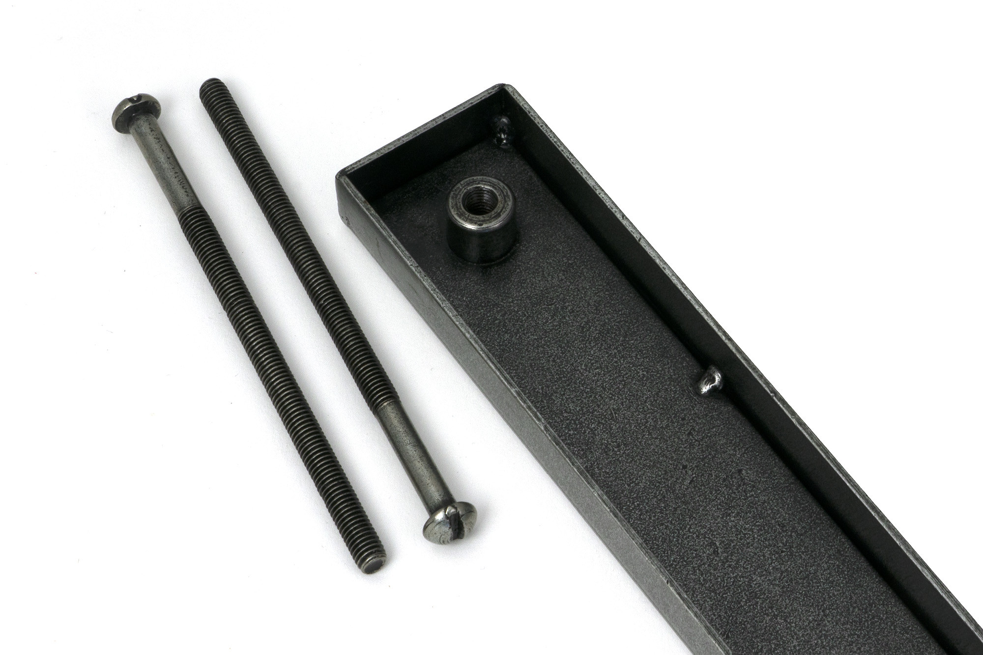 pewter slimline external blank plate (each)