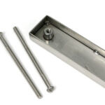 polished marine ss (316) slimline external blank plate (each)