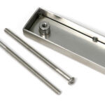 satin marine ss (316) slimline external blank plate (each)