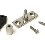 polished nickel locking stay pin