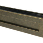 burnished brass traditional letterbox