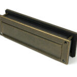 burnished brass traditional letterbox