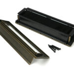 burnished brass traditional letterbox