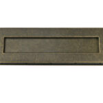 burnished brass traditional letterbox