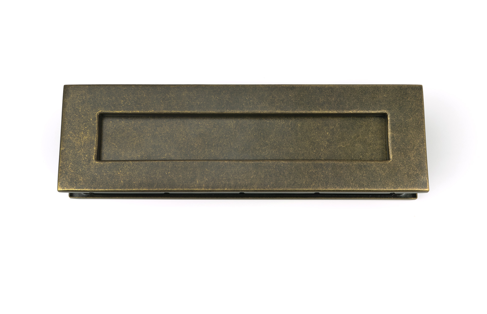 burnished brass traditional letterbox