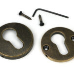 burnished brass 52mm regency concealed escutcheon