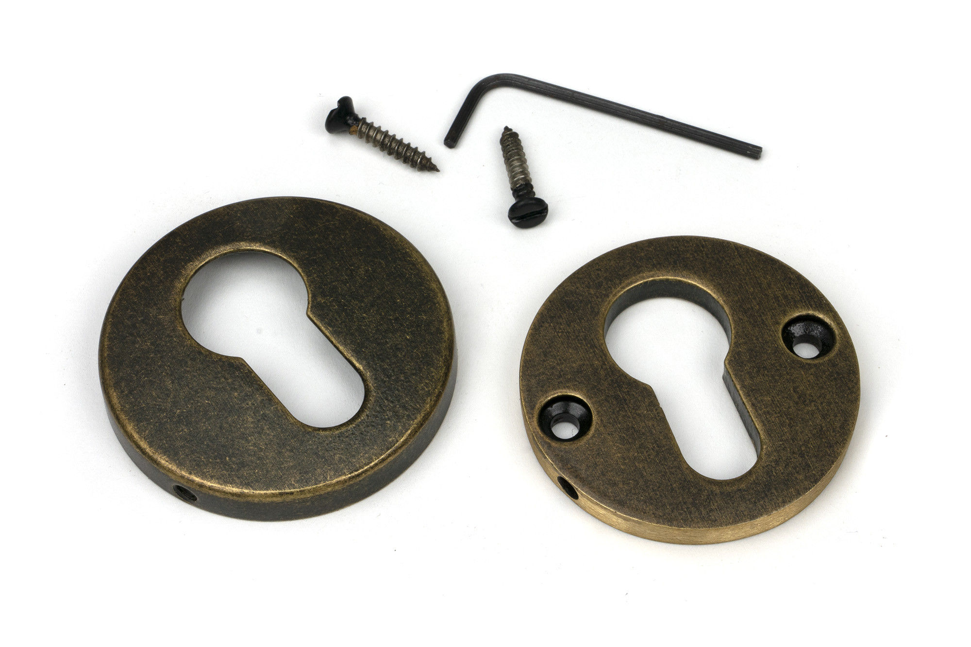 burnished brass 52mm regency concealed escutcheon