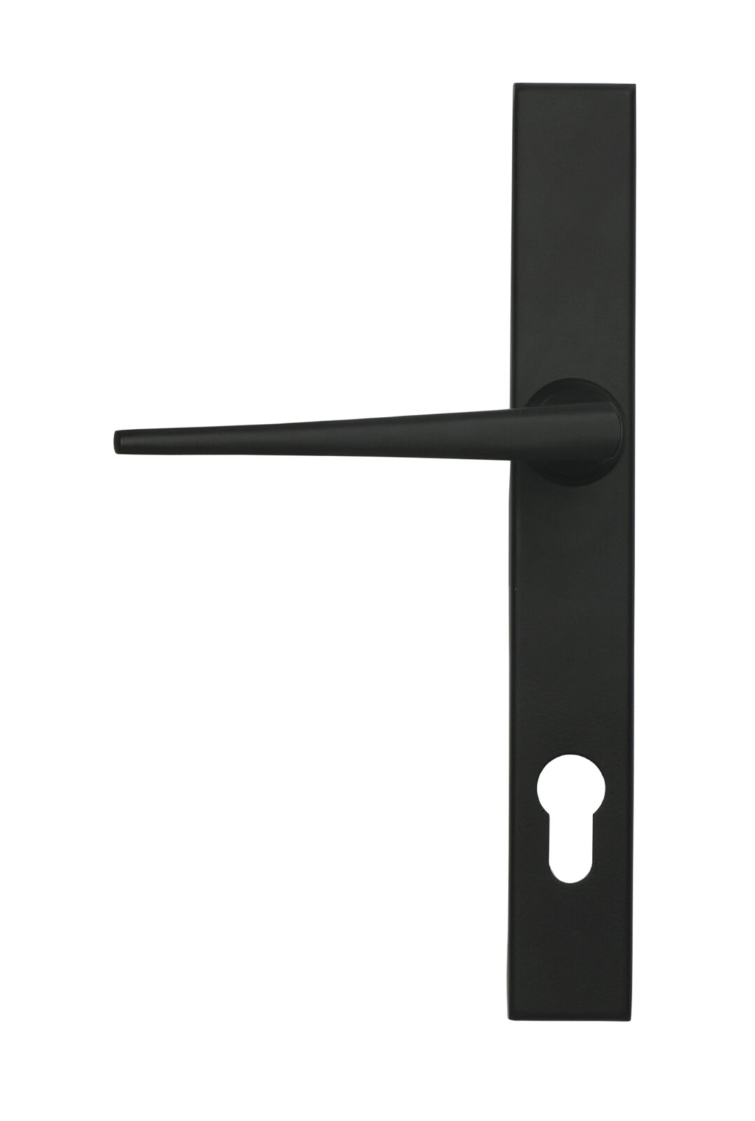 matt black eaton slimline lever espag. lock set