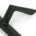 matt black eaton slimline lever espag. lock set