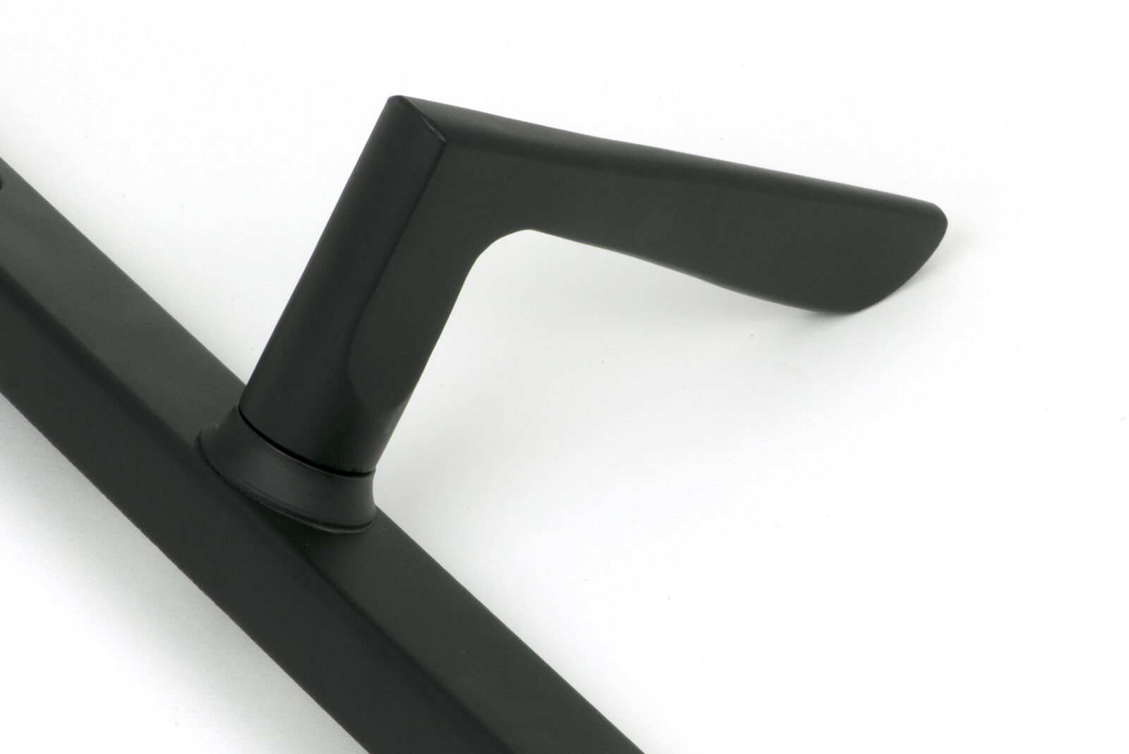 matt black eaton slimline lever espag. lock set