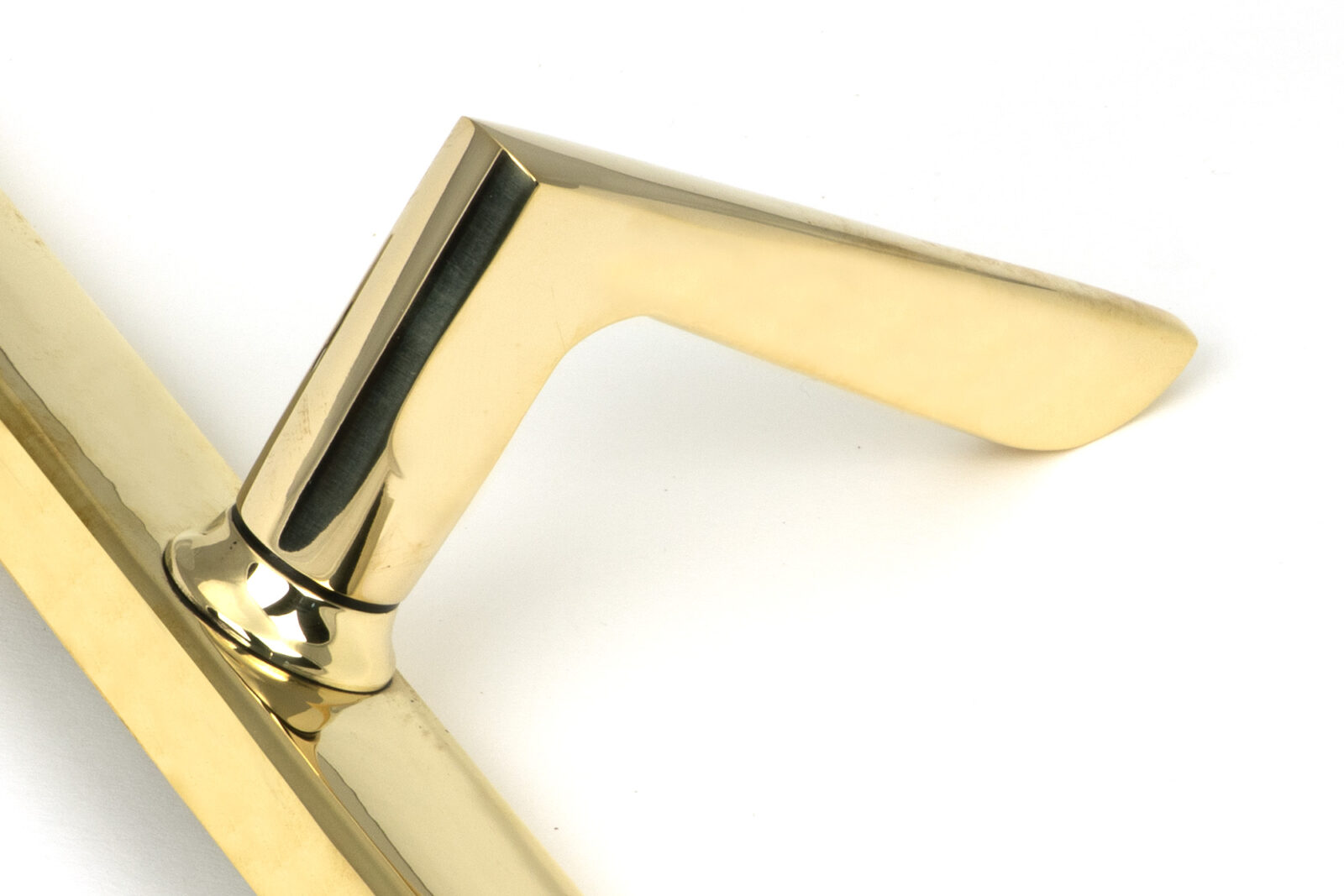 polished brass eaton slimline lever espag. lock set