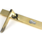 aged brass eaton slimline lever espag. lock set