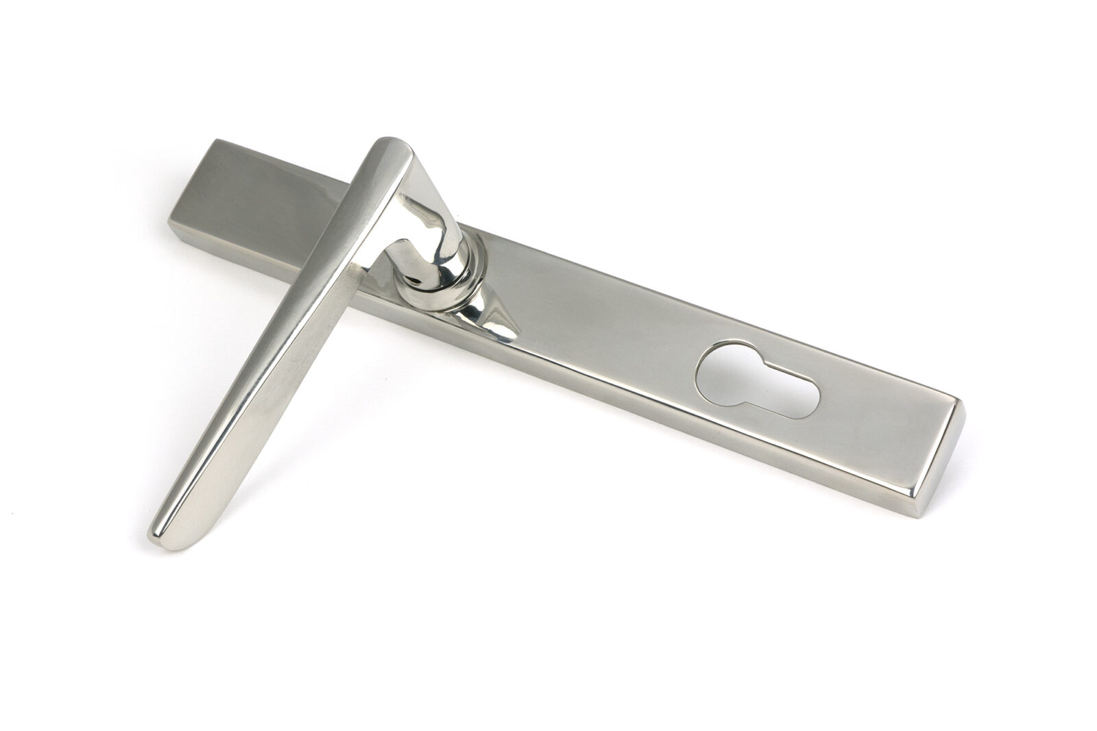 polished marine ss (316) eaton slimline lever espag. lock set