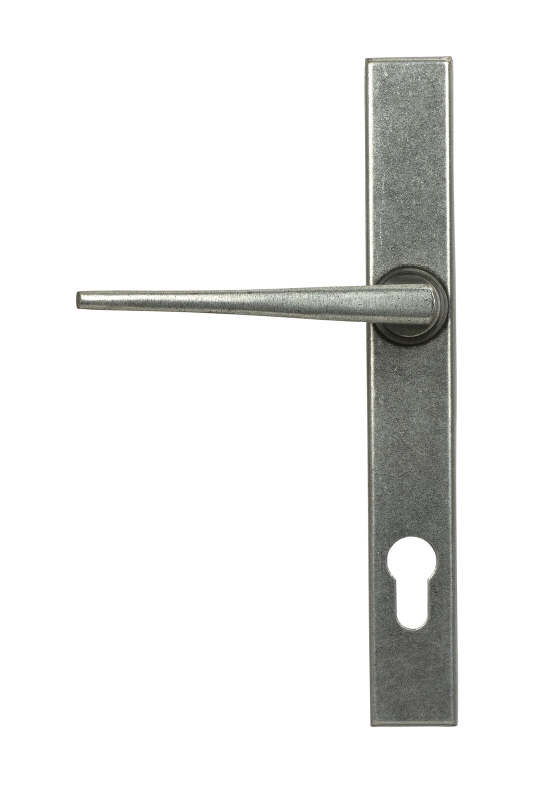 pewter eaton slimline lever espag. lock set