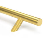 aged brass (316) 0.6m offset t bar handle b2b 32mm Ø
