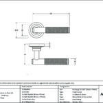 burnished brass brompton lever on rose set (art deco) unsprung