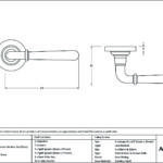 burnished brass newbury lever on rose set (plain) unsprung
