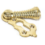 polished brass beehive escutcheon