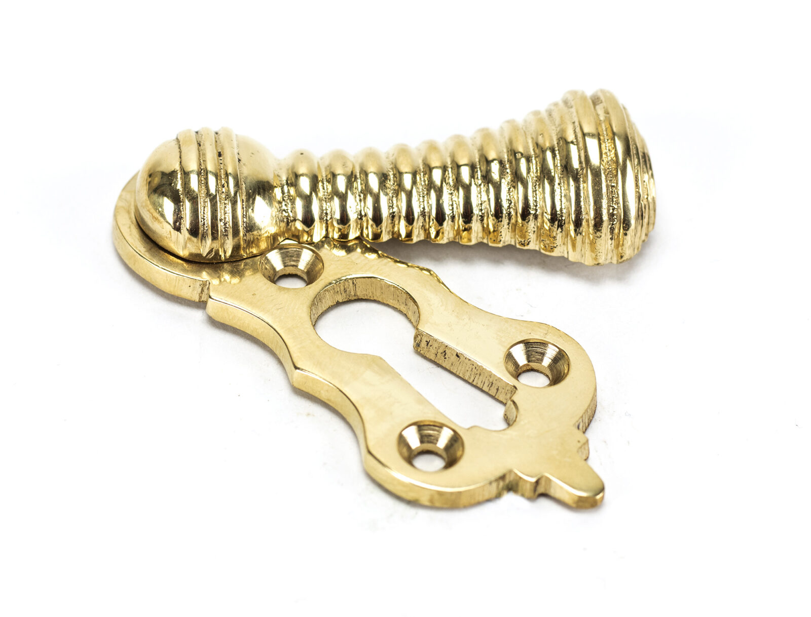 polished brass beehive escutcheon