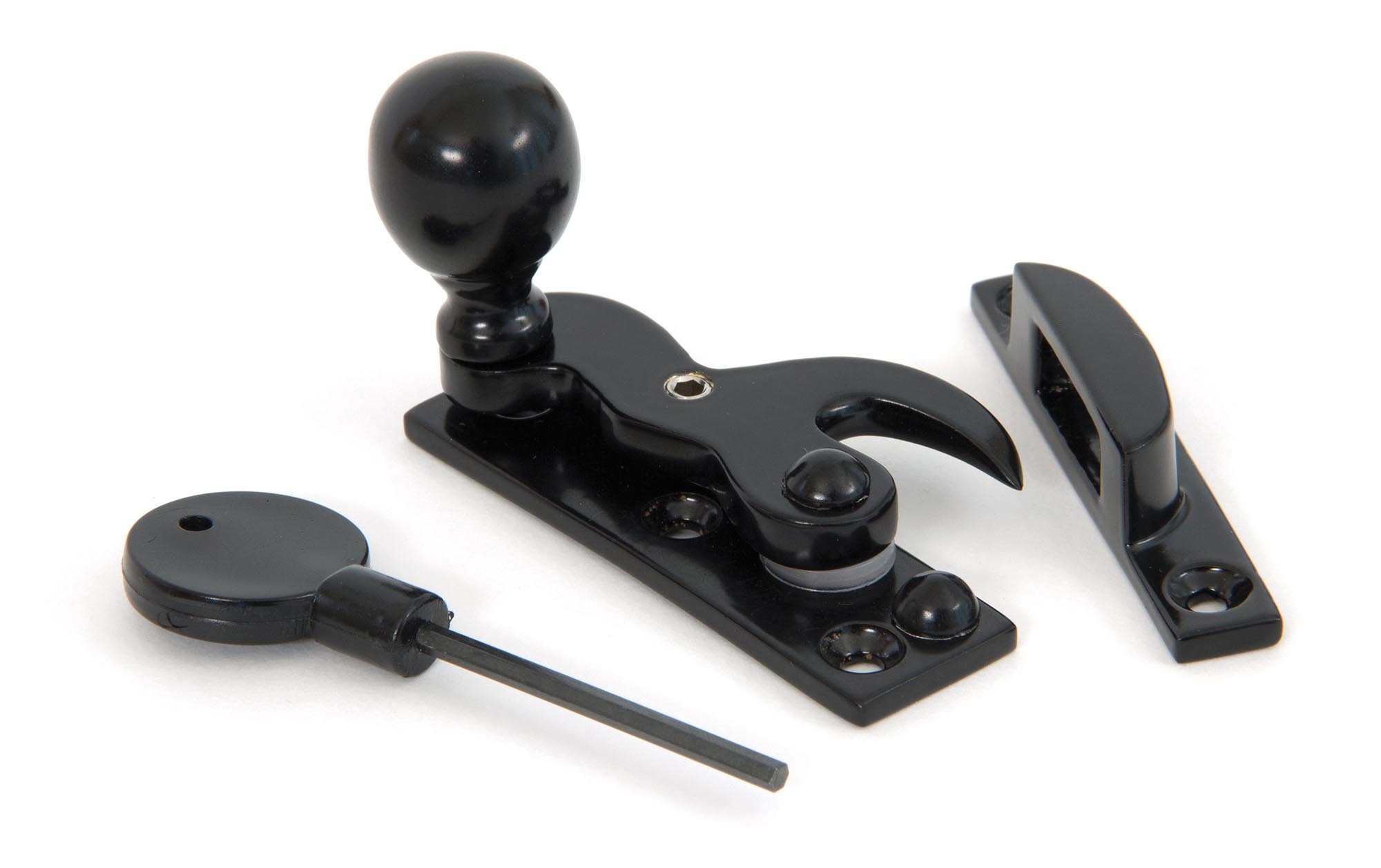 black sash hook fastener