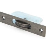 antique pewter square ended sash pulley 75kg