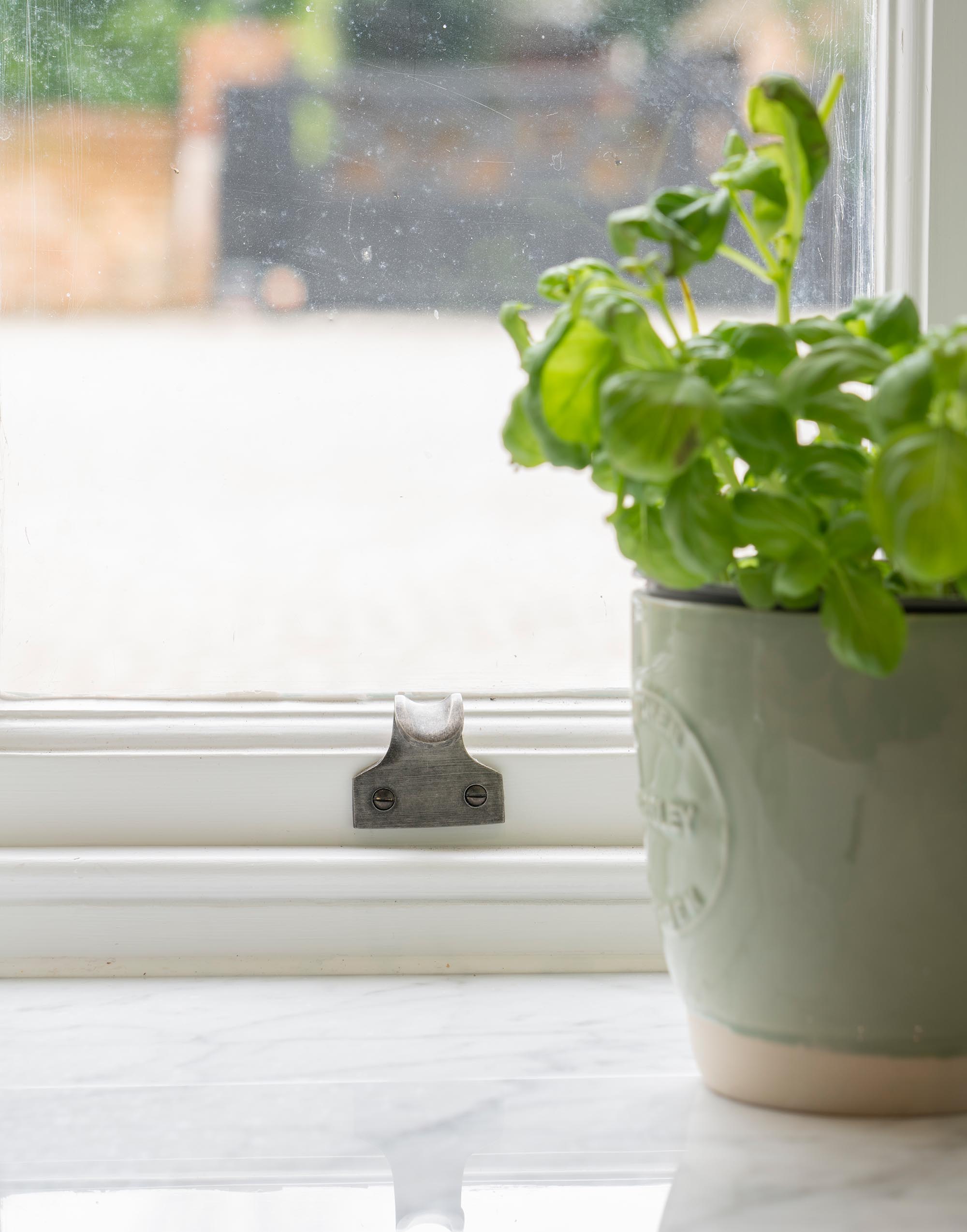 antique pewter sash lift