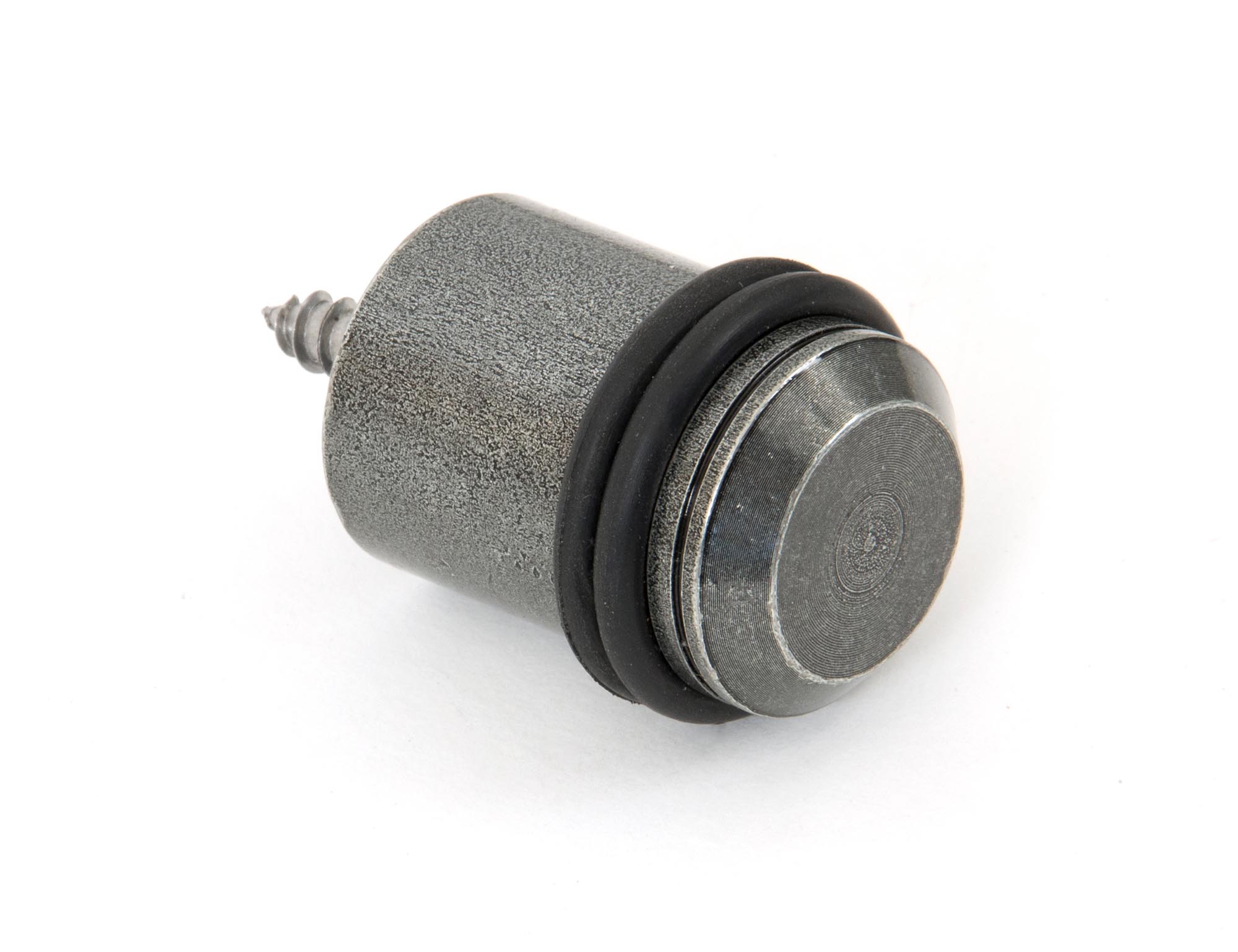 pewter floor mounted door stop