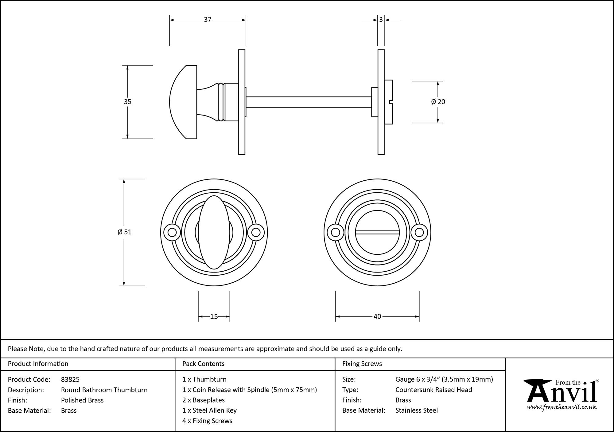 polished brass round bathroom thumbturn