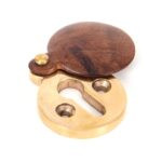 rosewood 30mm round escutcheon