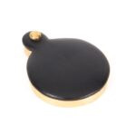 ebony 30mm round escutcheon
