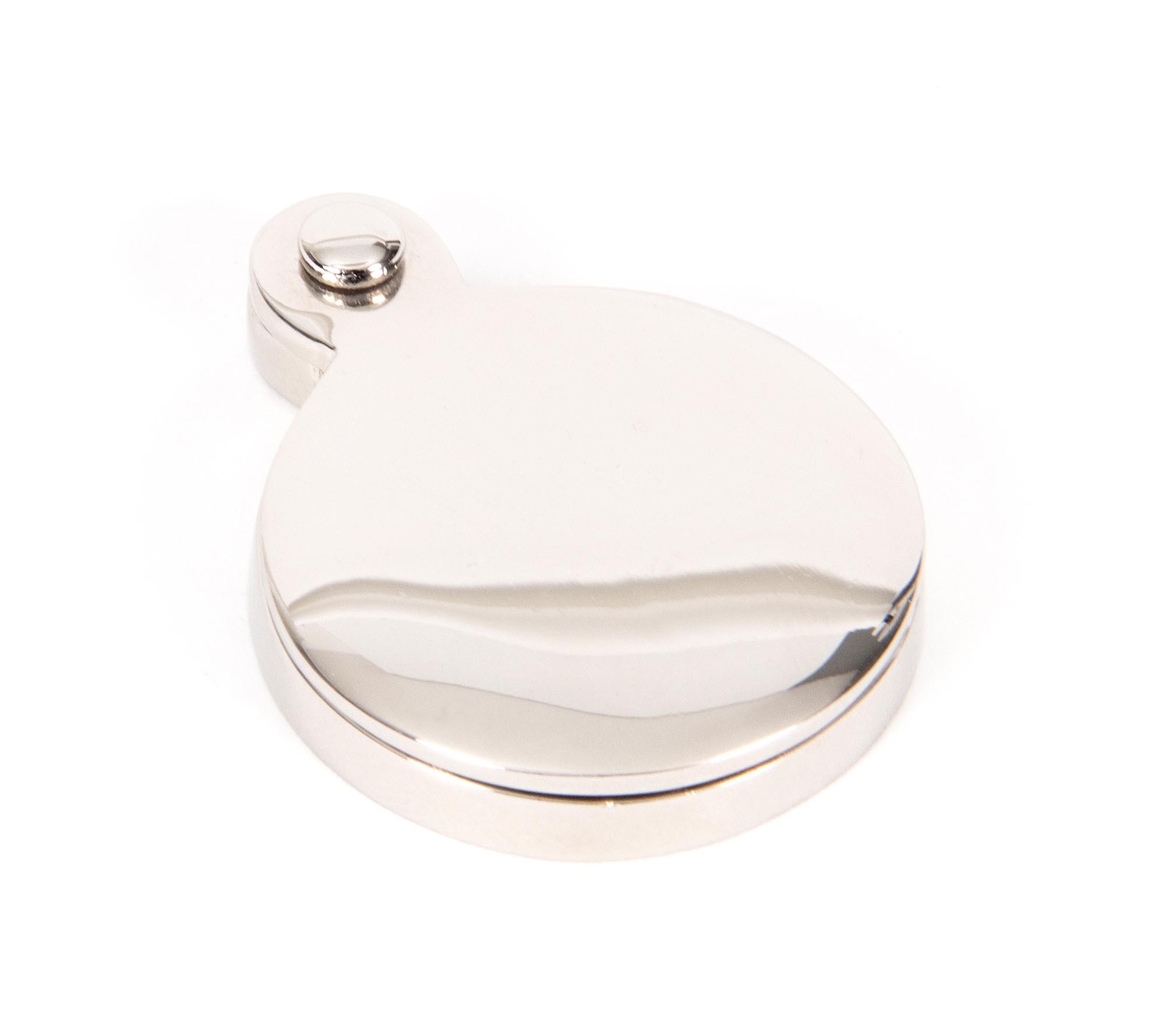 polished nickel 30mm round escutcheon