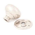 polished nickel 49mm mushroom mortice/rim knob set