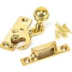 polished brass prestbury sash hook fastener