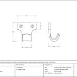 polished brass sash lift