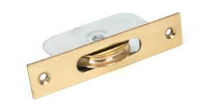 lacquered brass square ended sash pulley 75kg