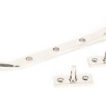 polished nickel 8" reeded stay