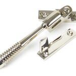 polished nickel night vent locking reeded fastener