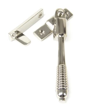 polished nickel night vent locking reeded fastener