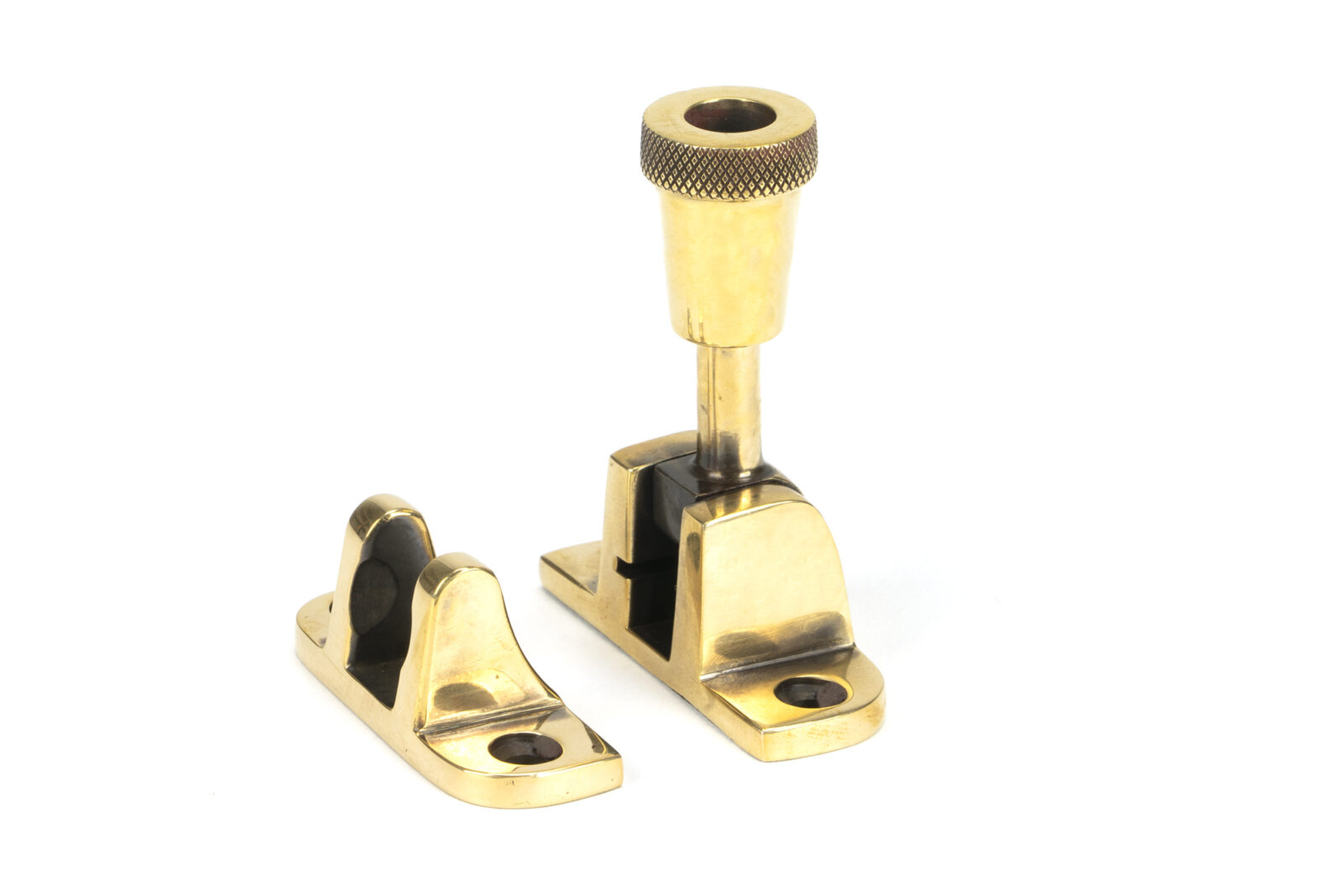 aged brass brompton brighton fastener (radiused)