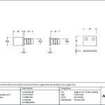 polished brass secure stops (pack of 4)